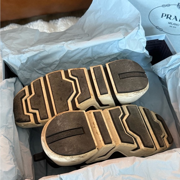 Prada “Techno” Stretch Chunky Sneakers with Box - Picture 4 of 6